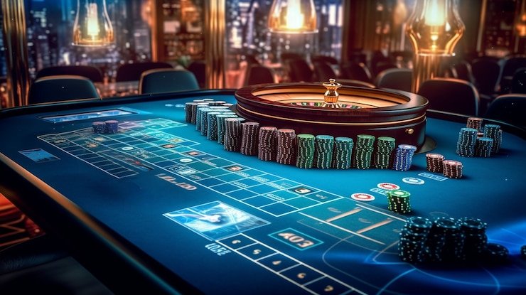 Studio permainan meja langsung dengan dealer profesional Yggdrasil